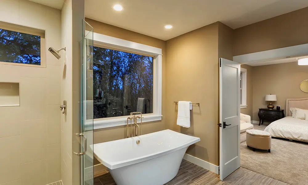 Finished residential interior